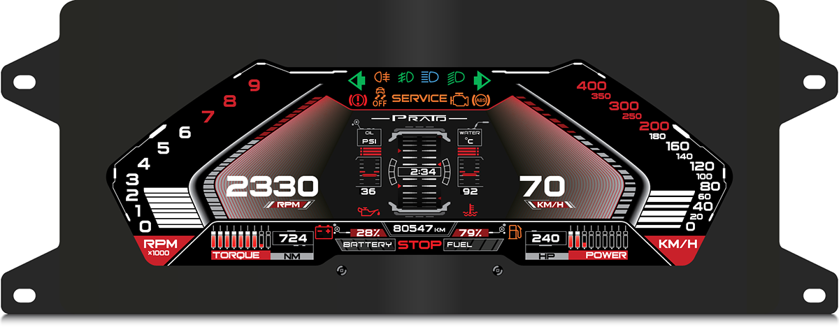 Manufacturing Of Digital Instrument Clusters Librow Digital Lcd