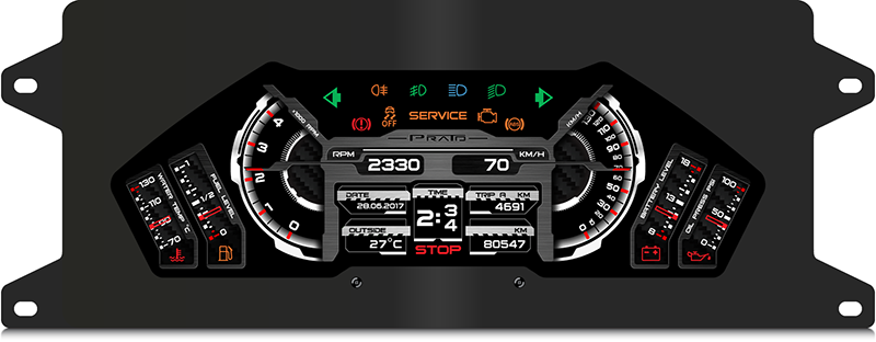 Digital instrument cluster VIC Laplace Z